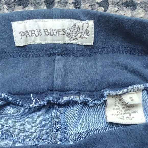Paris Blues Blue Ankle Cropped Jeans​​ - Picture 2 of 3